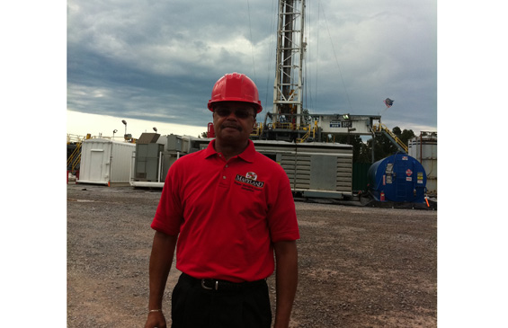 Visiting a drill site in Pennsylvania as part of my Marcellus Shale legislation investigation
