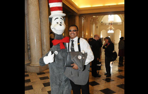 Marvin with the Cat in the Hat!